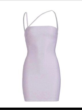RUMER Reverie Penelope Mini Lilac Dress